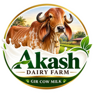 Akash Dairy Farm logo